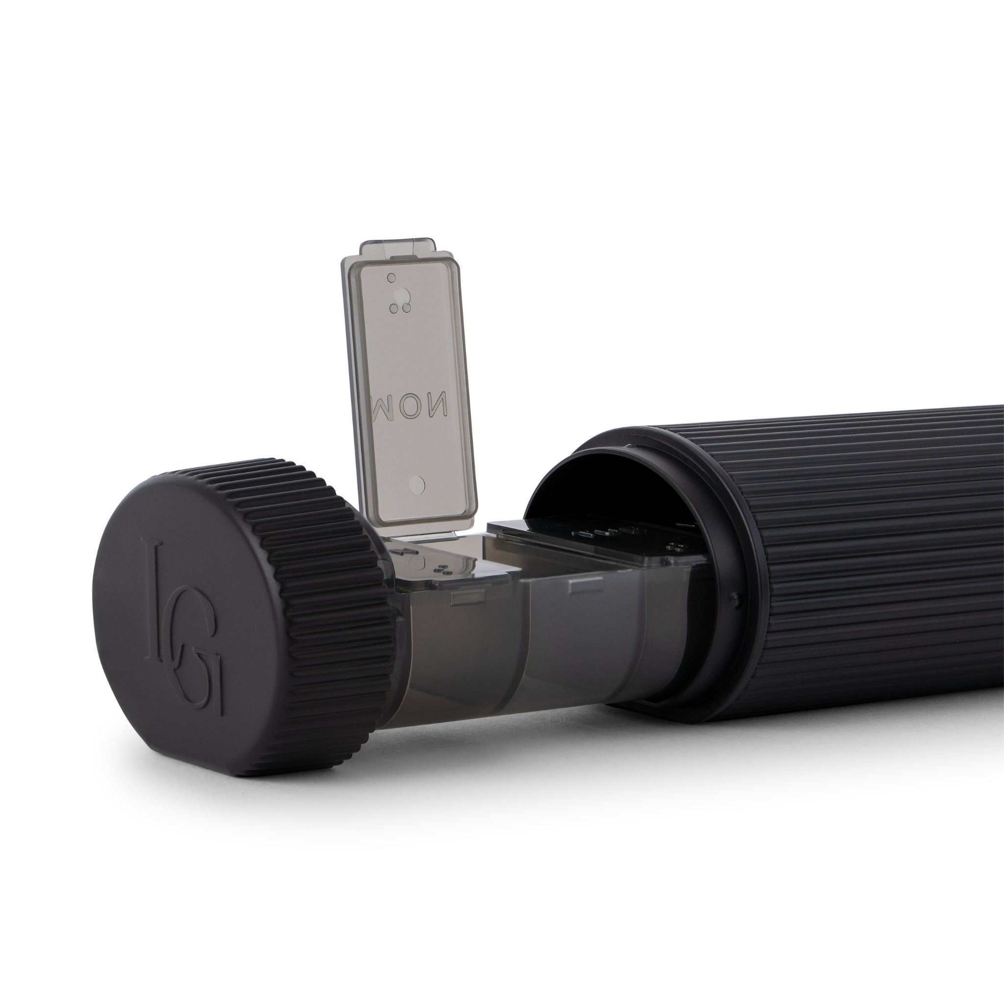 Stylish Pill Box - Matt Black