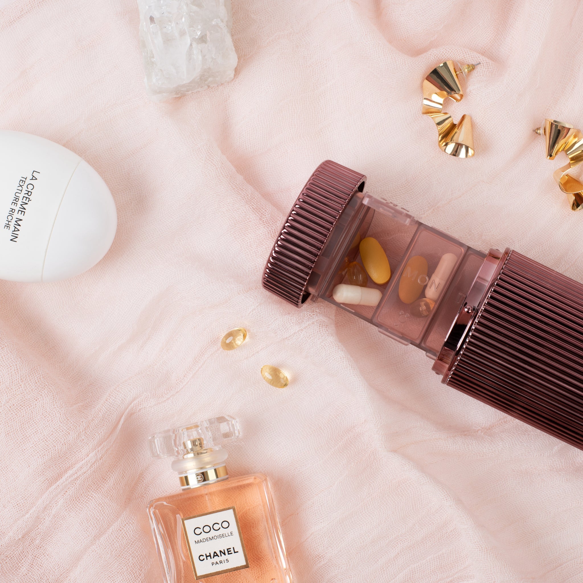 Stylish Pill Box - Wild Berry